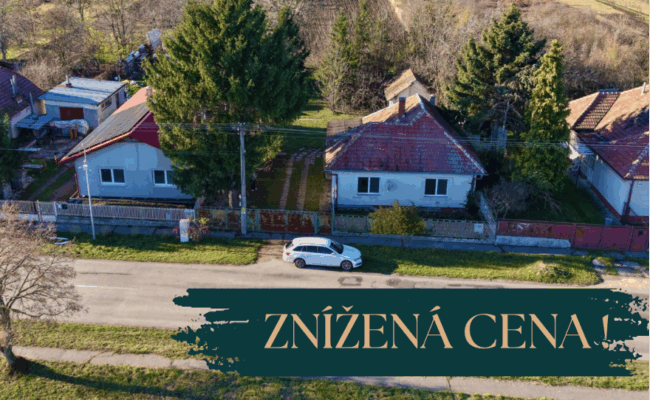 PREDAJ – Rodinný dom s priestranným pozemkom – DOLNÝ OHAJ
