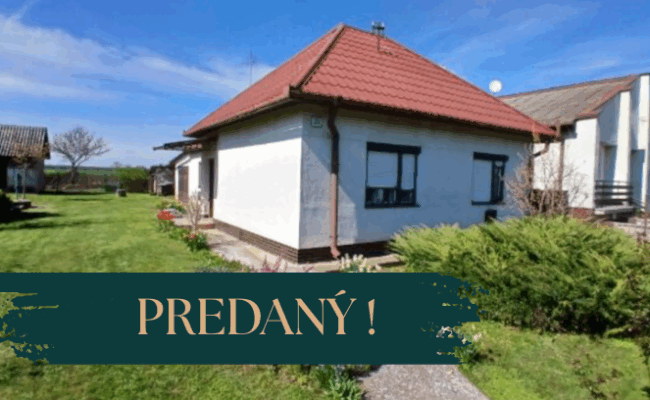 PREDAJ- Rodinný domček v pokojnej lokalite – VEĽKÁ DOLINA