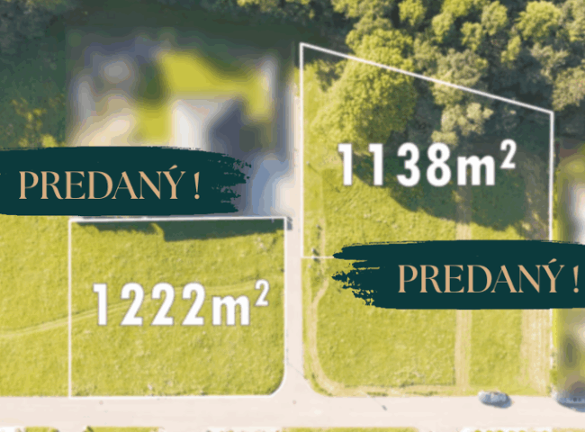 PREDANÉ- POZEMOK PRI LESÍKU V TICHU PRÍRODY- PÁROVSKÉ HÁJE NITRA