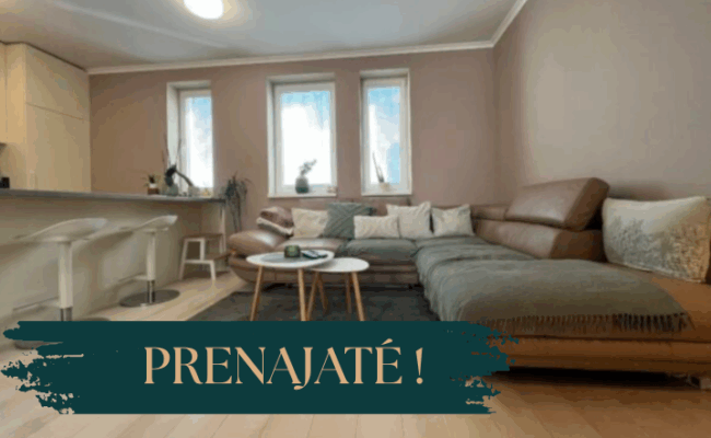 PRENAJATÉ- ÚTULNÝ 2-IZBOVÝ BYT S PARKOVANÍM – NITRA