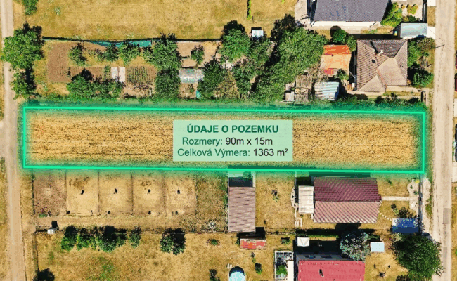 PREDAJ- VEĽKÝ ROVINATÝ POZEMOK PRE RODINNÝ DOM- VEĽKÁ DOLINA